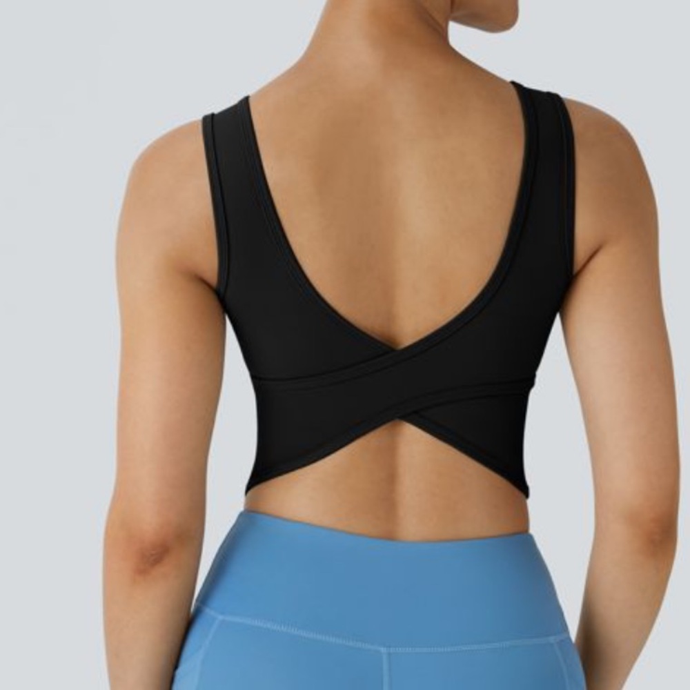 Black Halara Workout Top